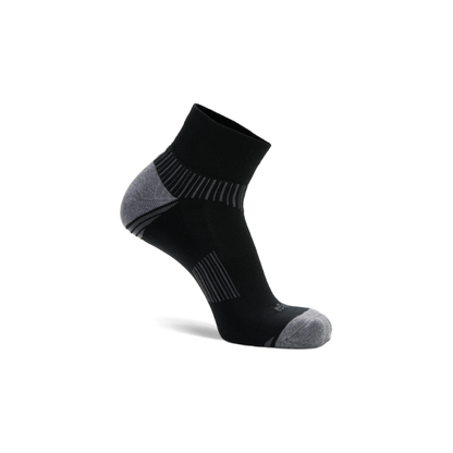 Balega Enduro quarter running socks black ankle coverage