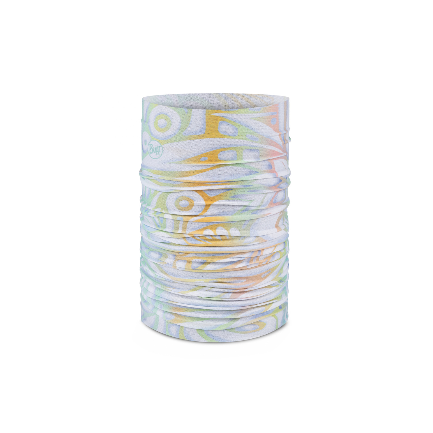 BUFF CoolNet UV multifunctional neckwear in Kauai Multi pattern with UPF 50 sun protection for outdoor hats activities