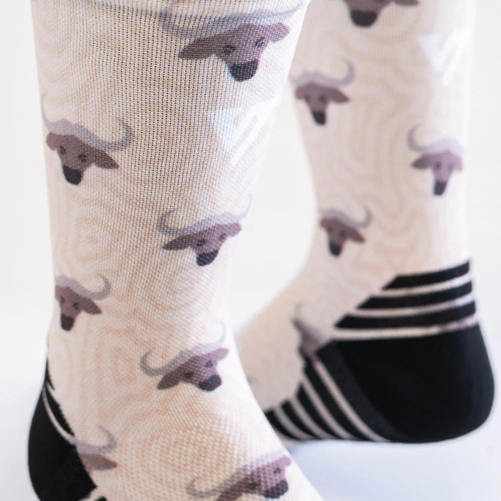 Versus Printed Active Crew Socks - Buffalo