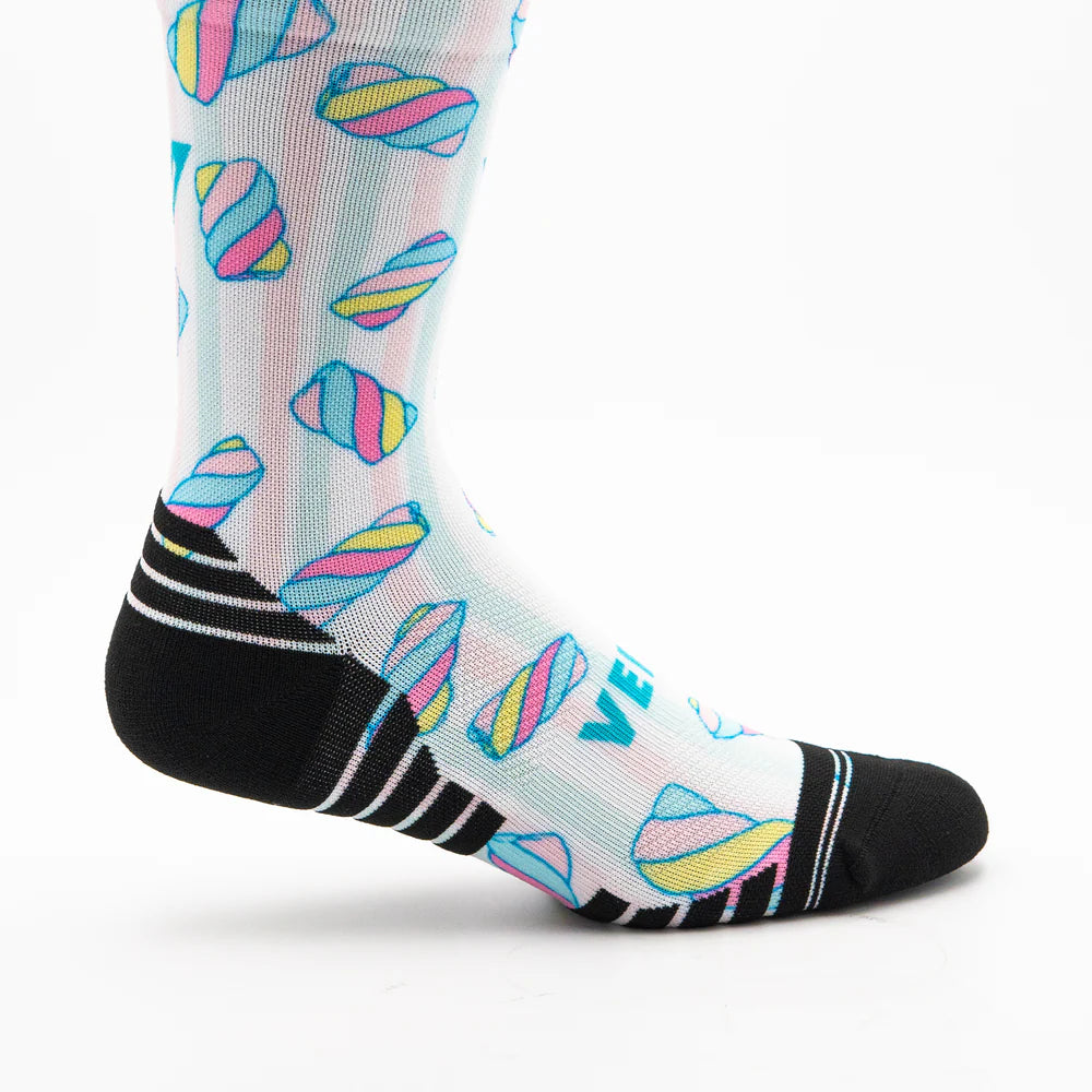Versus Printed Active Crew Socks - Marshmallow