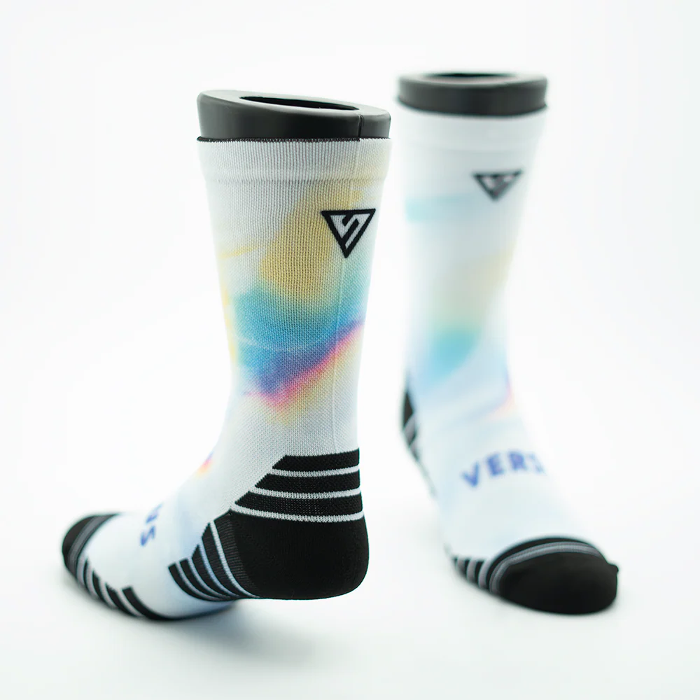 Versus Printed Active Crew Socks - Refraction
