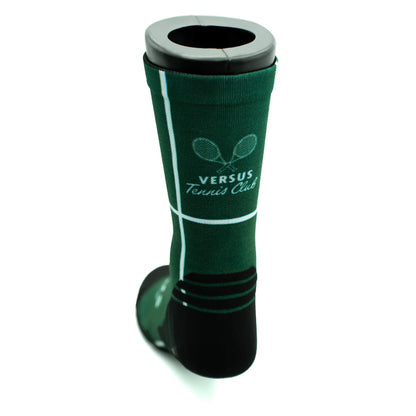 Versus Printed Active Crew Socks - Retro Tennis