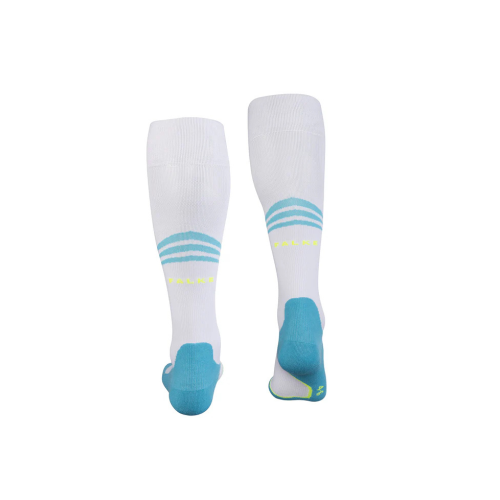Falke Vitalizer Compression Socks - White & Blue Radiance